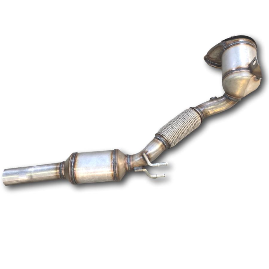 Volkswagen GTI 2.0T Catalytic Converter 2015 to 2021 FWD , OEM GRADE right view