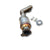 Front view of 2005-2006 Toyota Tundra 4.0L V6 Catalytic Converter BANK 1