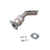 Side view of 2005-2011 Toyota Tacoma 4.0L V6 Catalytic Converter BANK 2