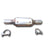1996 to 2000 Jeep Cherokee Catalytic Converter direct fit , 2.5L and 4.0L engines